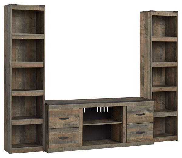 ASHLEY FURNITURE EW0446W10 Trinell 3-piece Entertainment Center