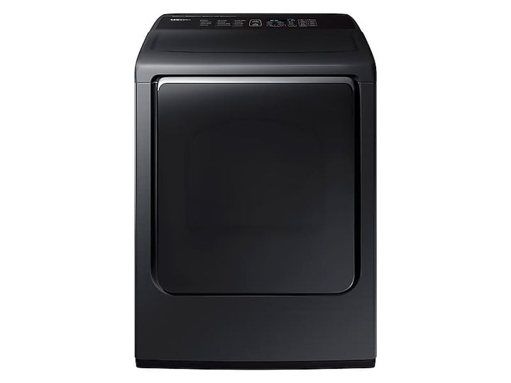 SAMSUNG DVG54M8750V 7.4 cu. ft. Smart Gas Dryer with Integrated Touch Controls in Black Stainless Steel