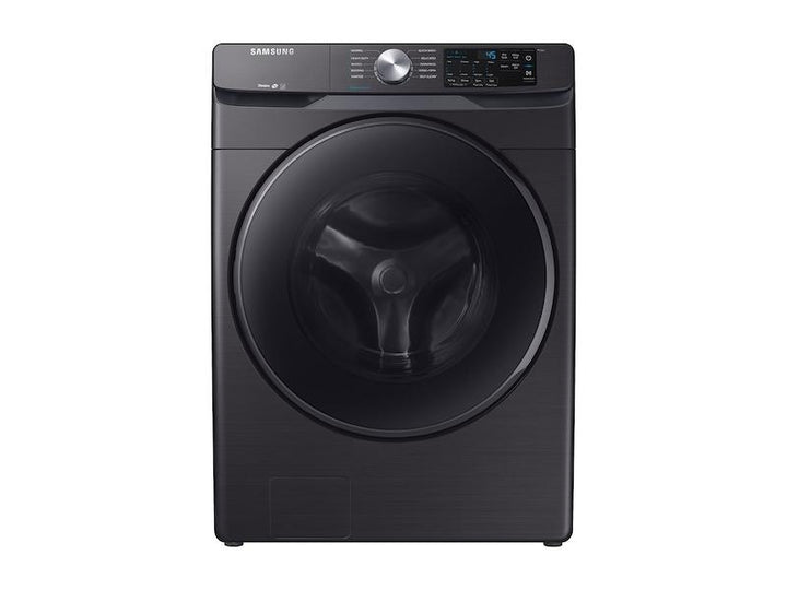 SAMSUNG WF45R6100AV 4.5 cu. ft. Front Load Washer with Steam in Black Stainless Steel