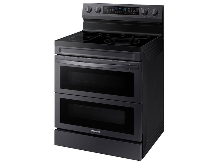 SAMSUNG NE63A6751SG 6.3 cu. ft. Smart Freestanding Electric Range with Flex Duo TM , No-Preheat Air Fry & Griddle in Black Stainless Steel