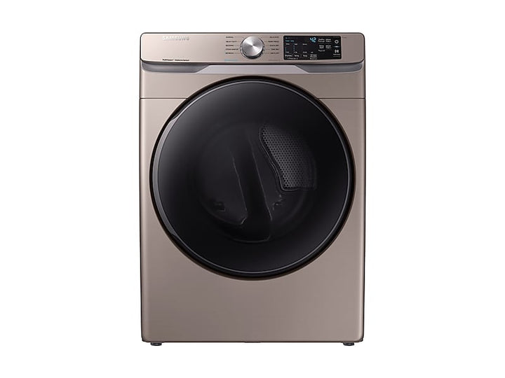 SAMSUNG DVE45R6100C 7.5 cu. ft. Electric Dryer with Steam Sanitize+ in Champagne