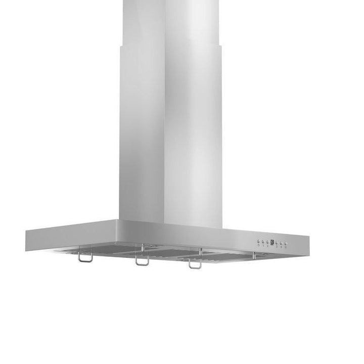 ZLINE KITCHEN AND BATH KE2I30 ZLINE Convertible Vent Island Mount Range Hood in Stainless Steel Size: 30 inch