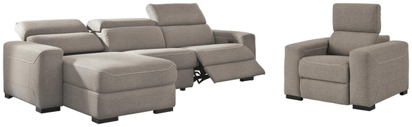 ASHLEY FURNITURE PKG002340 3-piece Sectional With Recliner