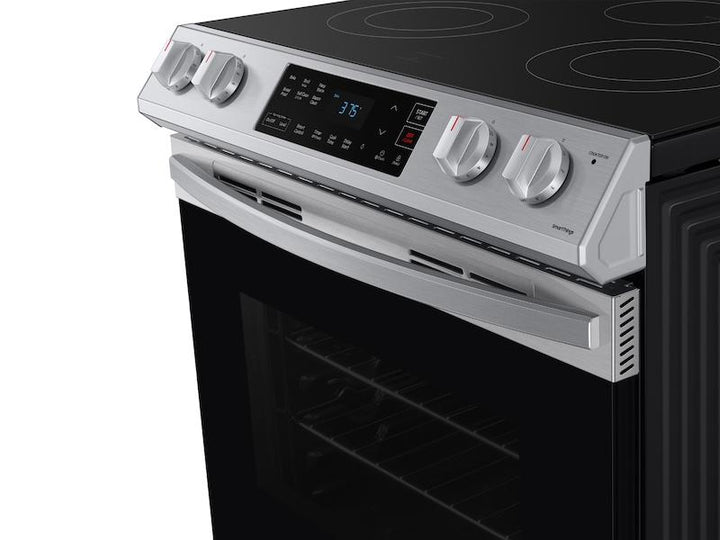 SAMSUNG NE63T8111SS 6.3 cu. ft. Smart Slide-in Electric Range in Stainless Steel