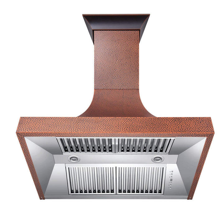 ZLINE KITCHEN AND BATH 8632H30 ZLINE Designer Series Hand-Hammered Copper Finish Wall Range Hood Size: 30 Inch