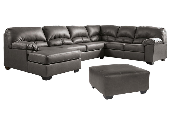 ASHLEY FURNITURE PKG007283 3-piece Sectional With Ottoman