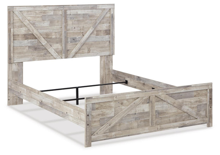 ASHLEY FURNITURE B3487B2 Hodanna Queen Crossbuck Panel Bed