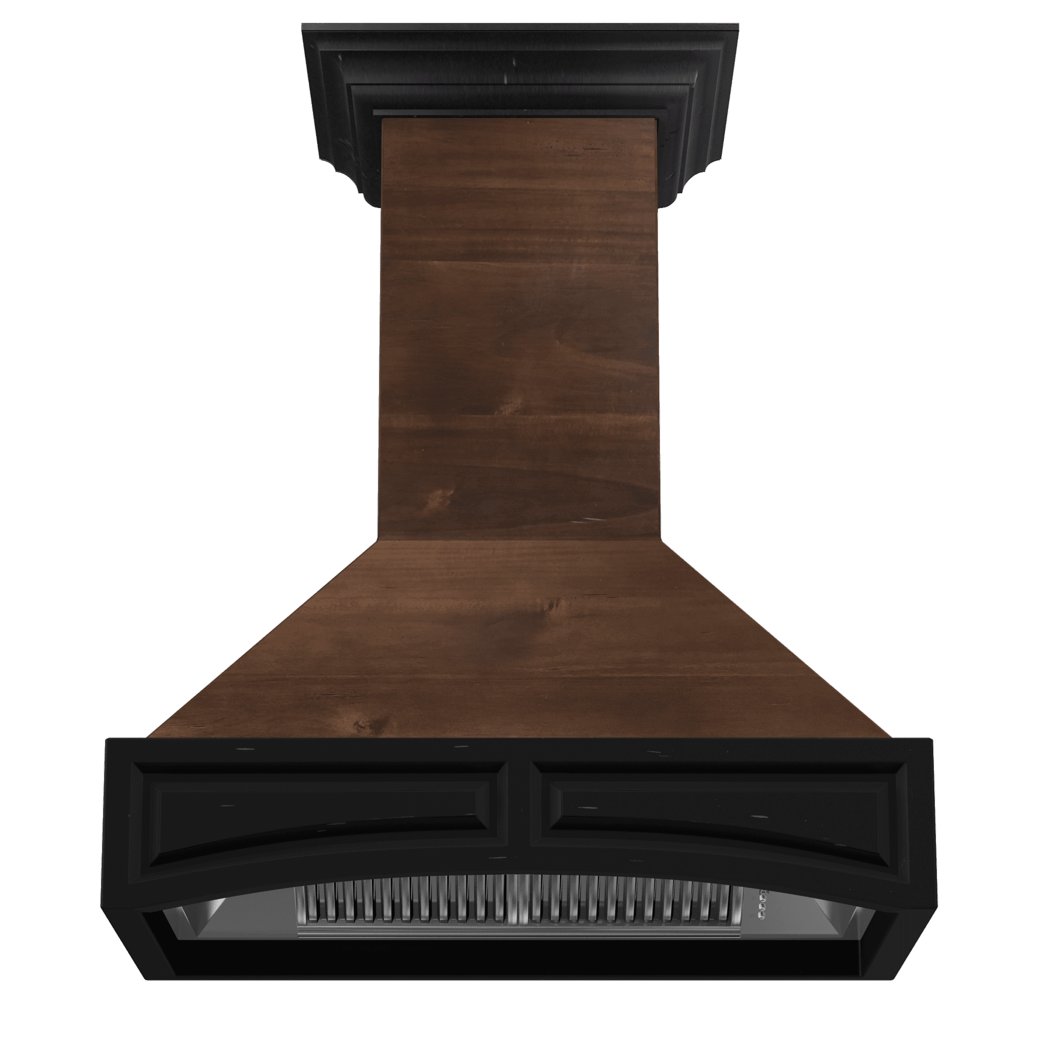 ZLINE KITCHEN AND BATH 321ARRD42 ZLINE Wooden Wall Mount Range Hood in Antigua and Walnut - Includes Dual Remote Motor Size: 42 Inch, CFM: 700