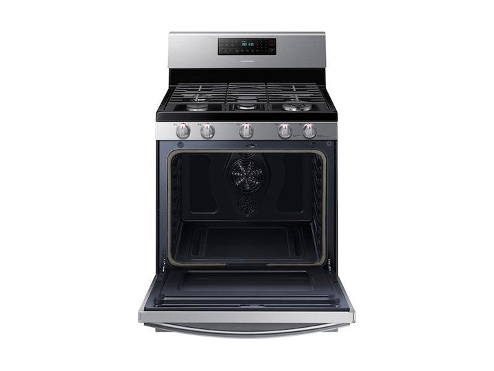 SAMSUNG NX58T7511SS 5.8 cu. ft. Freestanding Gas Range with Air Fry and Convection in Stainless Steel