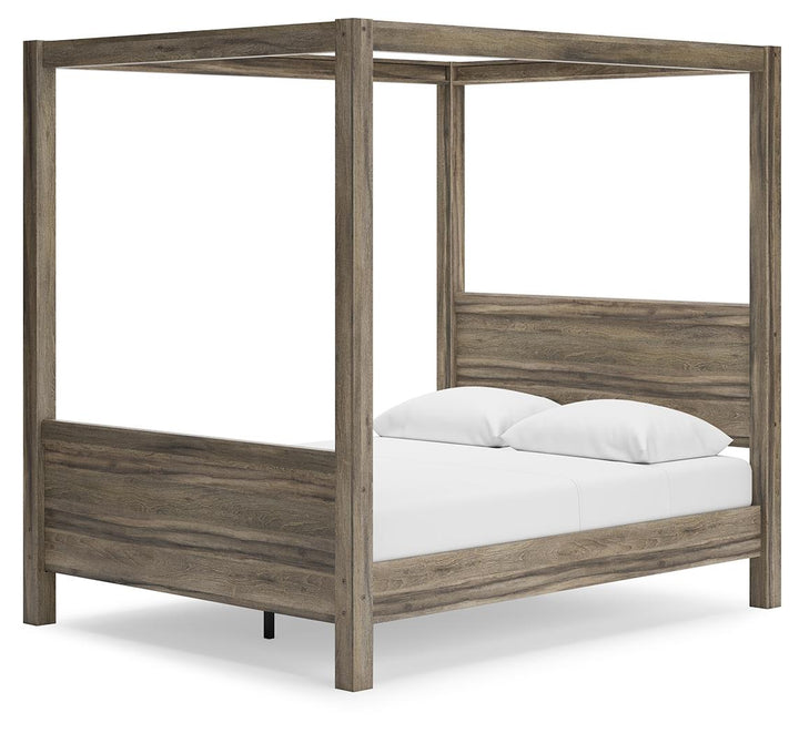 ASHLEY FURNITURE EB1104B3 Shallifer Queen Canopy Bed