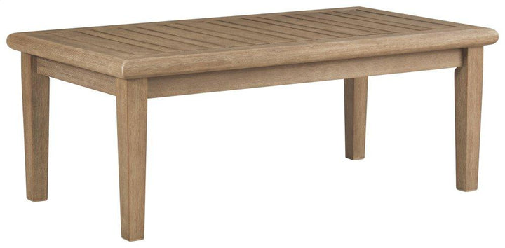 ASHLEY FURNITURE PKG008818 Outdoor Coffee Table With 2 End Tables