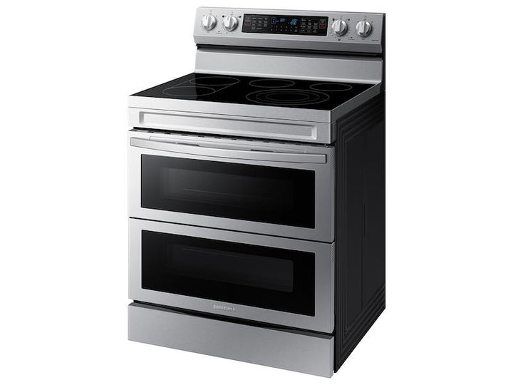 SAMSUNG NE63A6751SS 6.3 cu. ft. Smart Freestanding Electric Range with Flex Duo TM , No-Preheat Air Fry & Griddle in Stainless Steel