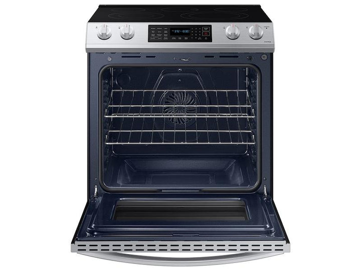 SAMSUNG NE63BG8315SSAA 6.3 cu. ft. Smart Slide-in Electric Range with Air Fry & Convection in Stainless Steel