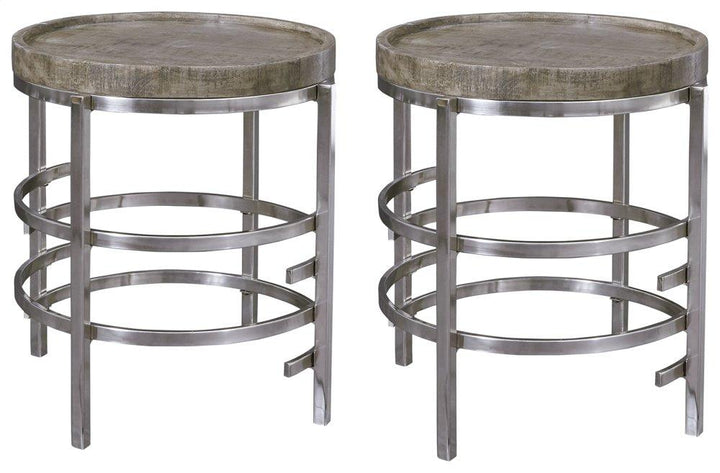 ASHLEY FURNITURE PKG008462 2 End Tables