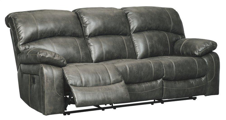 ASHLEY FURNITURE 51601U3 Dunwell Power Reclining Sofa and Loveseat With Power Recliner