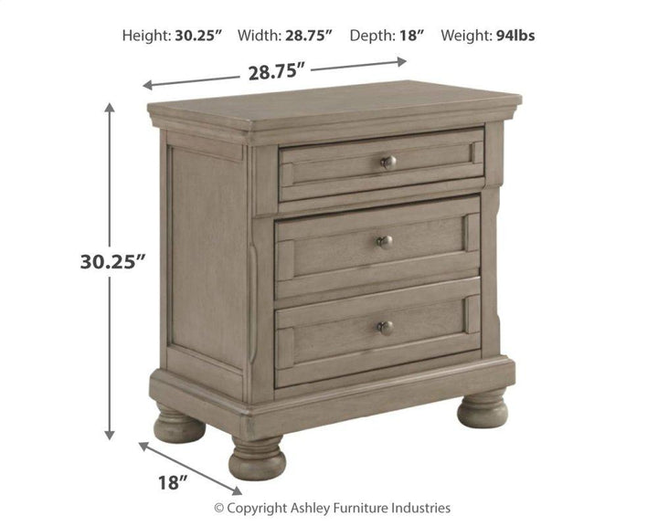 ASHLEY FURNITURE PKG006599 California King Panel Bed With Mirrored Dresser, Chest and Nightstand