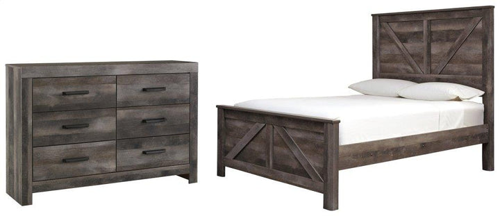 ASHLEY FURNITURE PKG000721 Queen Crossbuck Panel Bed With Dresser
