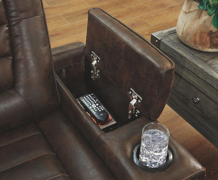 ASHLEY FURNITURE 3850115 Game Zone Power Reclining Sofa