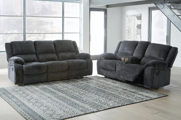 ASHLEY FURNITURE 76504U1 Draycoll Reclining Sofa and Loveseat