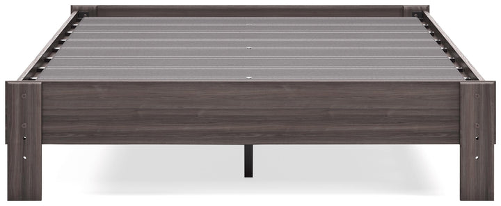 ASHLEY FURNITURE PKG008858 Queen Platform Bed With Dresser