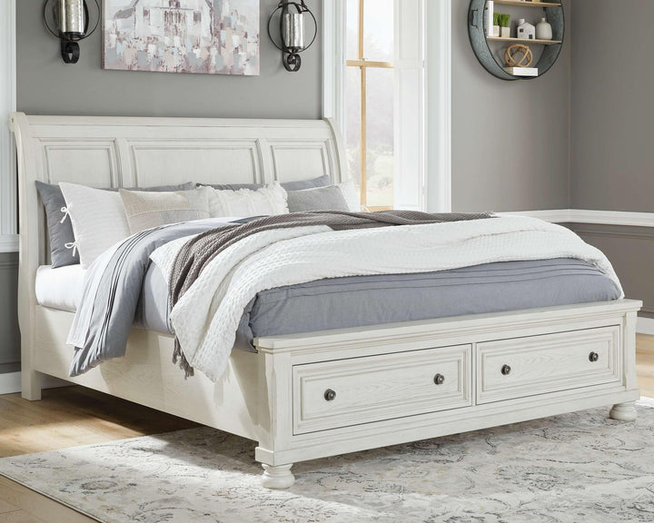 ASHLEY FURNITURE B742B3 Robbinsdale Queen Sleigh Bed With Storage