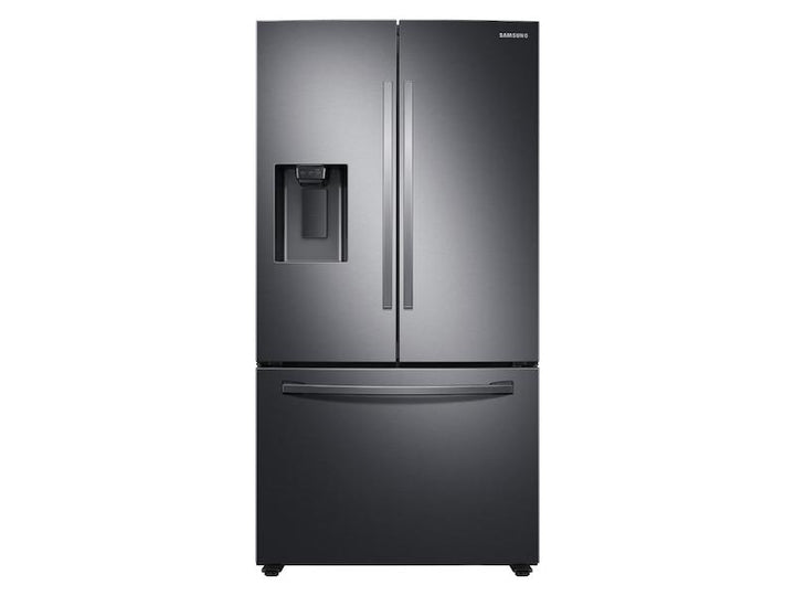 SAMSUNG RF27T5201SG 27 cu. ft. Large Capacity 3-Door French Door Refrigerator with External Water & Ice Dispenser in Black Stainless Steel