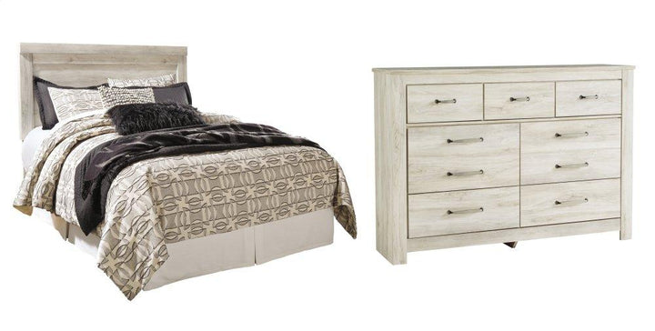 ASHLEY FURNITURE PKG004634 Queen Panel Headboard With Dresser