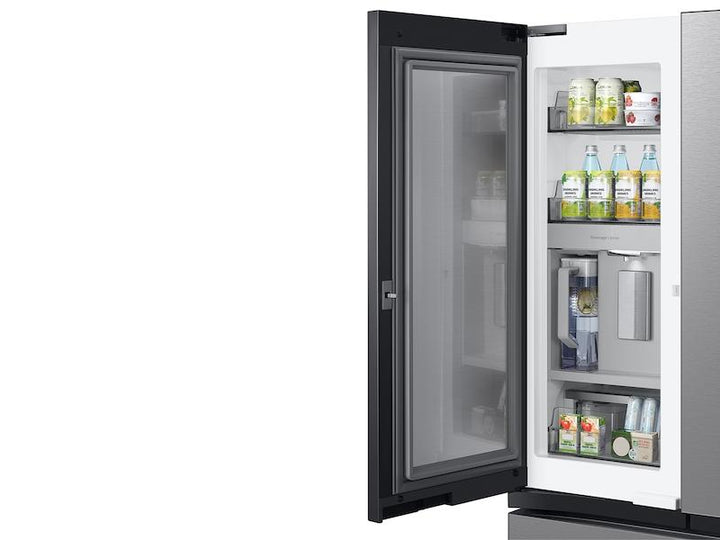 SAMSUNG RF30BB6600QLAA Bespoke 3-Door French Door Refrigerator 30 cu. ft. with Beverage Center TM in Stainless Steel