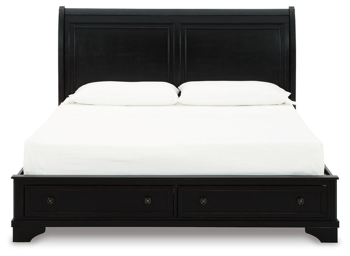 ASHLEY FURNITURE B739B8 Chylanta King Sleigh Storage Bed