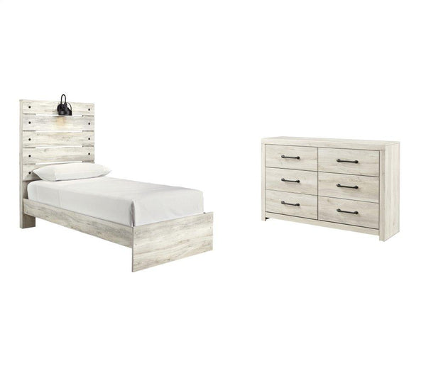 ASHLEY FURNITURE PKG003001 Twin Panel Bed With Dresser
