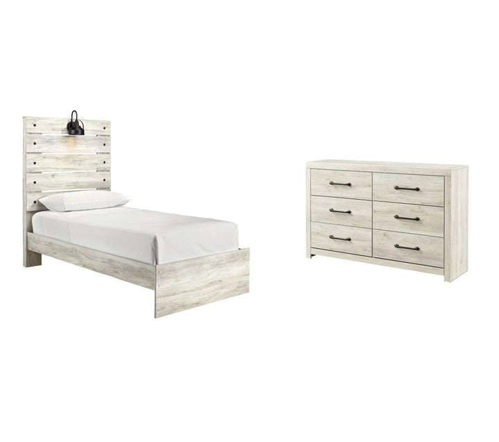 ASHLEY FURNITURE PKG003001 Twin Panel Bed With Dresser