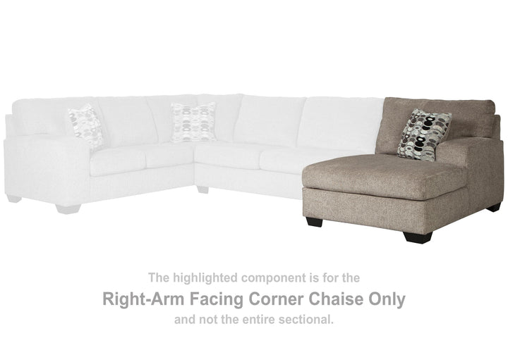 ASHLEY FURNITURE 8070217 Ballinasloe Right-arm Facing Corner Chaise
