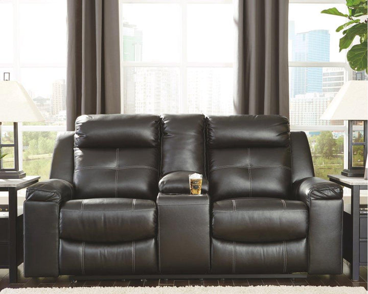 ASHLEY FURNITURE 8210594 Kempten Reclining Loveseat With Console