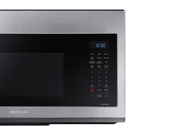 SAMSUNG MC17T8000CS 1.7 cu ft. Smart Over-the-Range Microwave with Convection & Slim Fry TM in Stainless Steel