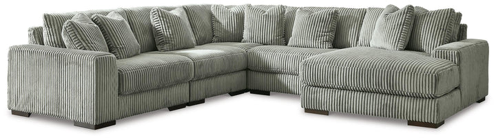 ASHLEY FURNITURE 21105S7 Lindyn 5-piece Sectional With Chaise