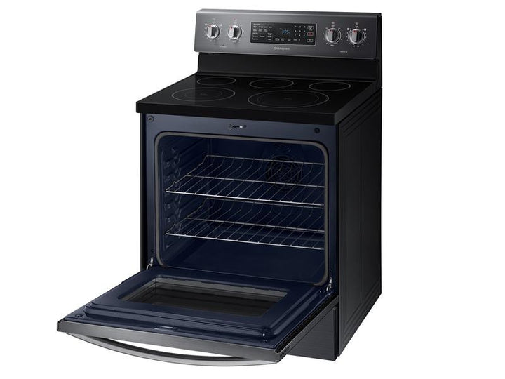 SAMSUNG NE59T7511SG 5.9 cu. ft. Freestanding Electric Range with Air Fry and Convection in Black Stainless Steel