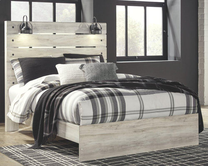 ASHLEY FURNITURE PKG003081 Queen Panel Bed With Mirrored Dresser