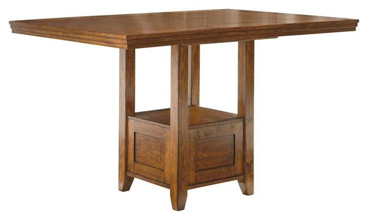 ASHLEY FURNITURE PKG002063 Counter Height Dining Table and 6 Barstools