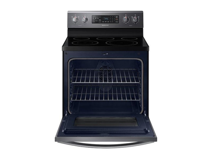 SAMSUNG NE59R4321SG 5.9 cu. ft. Freestanding Electric Range with Convection in Black Stainless Steel