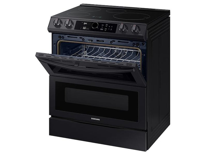 SAMSUNG NE63T8951SG 6.3 cu. ft. Smart Slide-in Induction Range with Flex Duo TM , Smart Dial & Air Fry in Black Stainless Steel