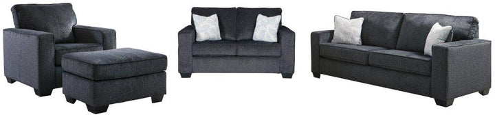 ASHLEY FURNITURE PKG001803 Sofa, Loveseat, Chair and Ottoman