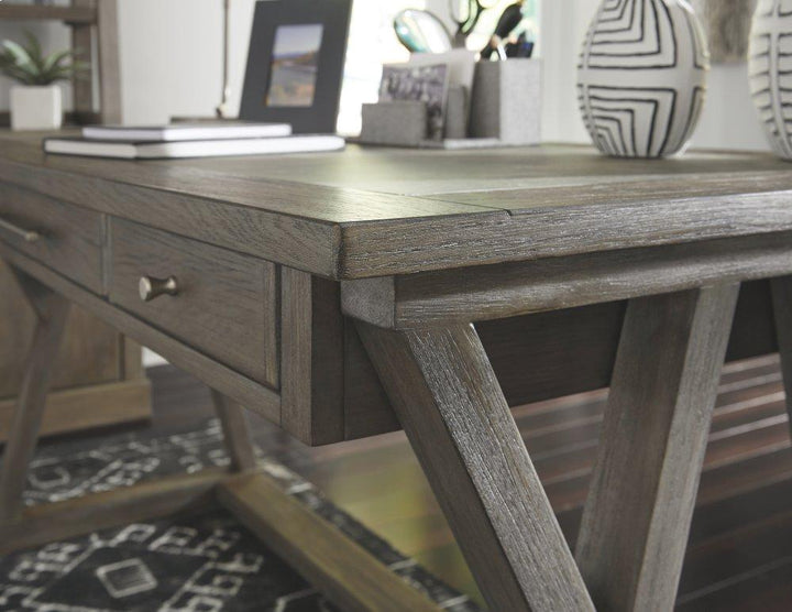 ASHLEY FURNITURE PKG008045 Home Office Desk and Storage