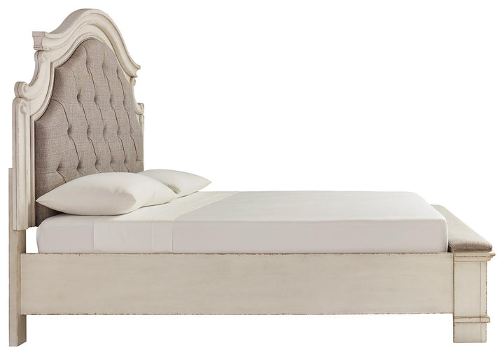 ASHLEY FURNITURE B743B21 Realyn California King Upholstered Bed