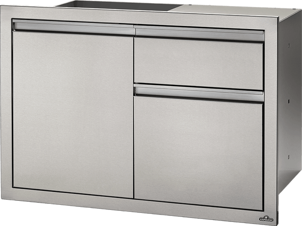 NAPOLEON BBQ BI36241D2DR 36" X 24" Single Door & Standard Drawer and Standard Drawer , Stainless Steel
