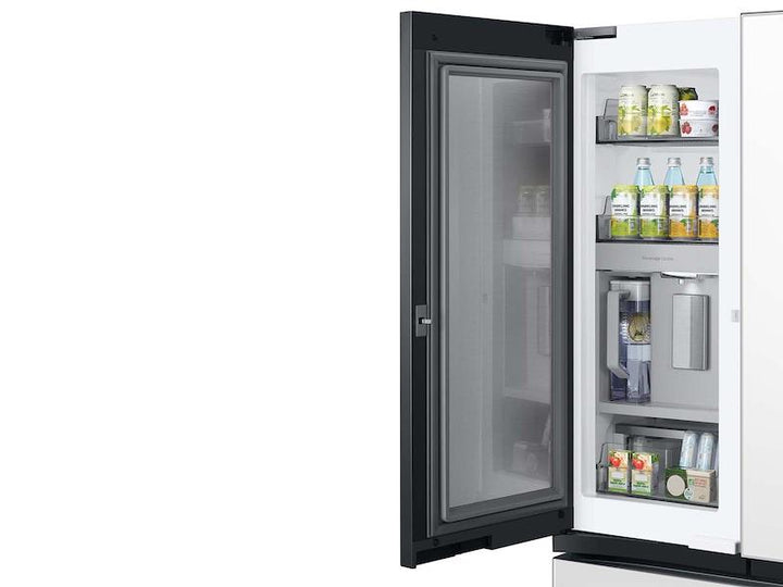 SAMSUNG RF30BB660012AA Bespoke 3-Door French Door Refrigerator 30 cu. ft. with Beverage Center TM in White Glass