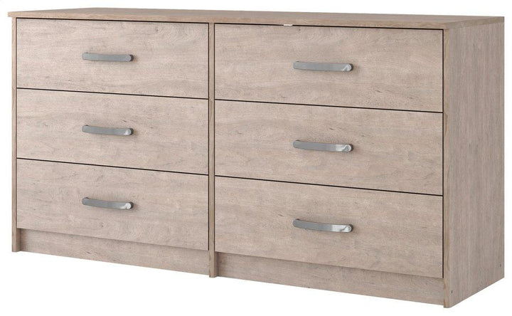 ASHLEY FURNITURE PKG009237 Queen Platform Bed With Dresser and 2 Nightstands