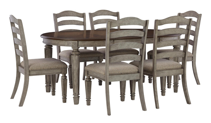 ASHLEY FURNITURE PKG012095 Dining Table and 6 Chairs