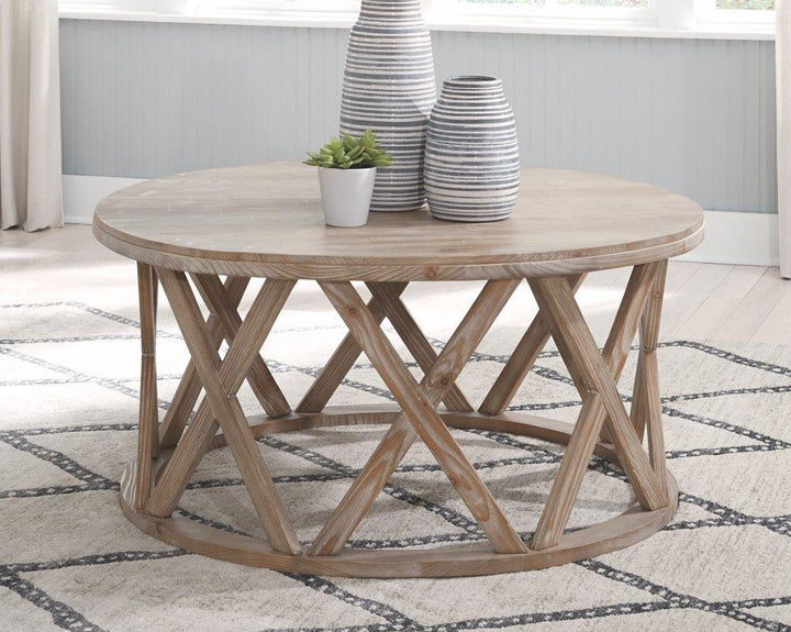 ASHLEY FURNITURE PKG008125 Coffee Table With 2 End Tables