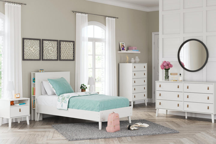 ASHLEY FURNITURE EB1024B4 Aprilyn Twin Bookcase Bed