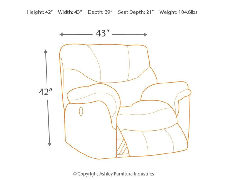 ASHLEY FURNITURE 7140025 Alzena Recliner